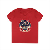 Red, White & Bullseye Official Event Shirt | Women's V-Neck | High Desert Archery