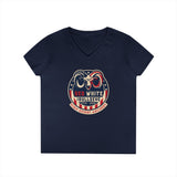 Red, White & Bullseye Official Event Shirt | Women's V-Neck | High Desert Archery