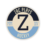 Zac Plays Hockey Stickers