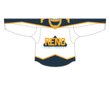 Reno Pond Hockey Ice Hockey Fan Jersey | White