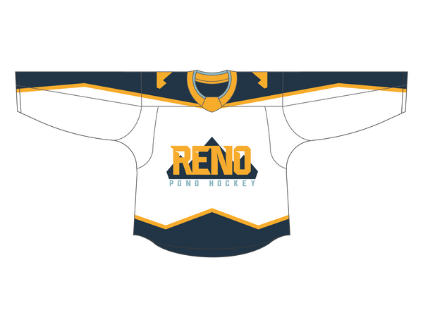 Reno Pond Hockey Ice Hockey Fan Jersey | White